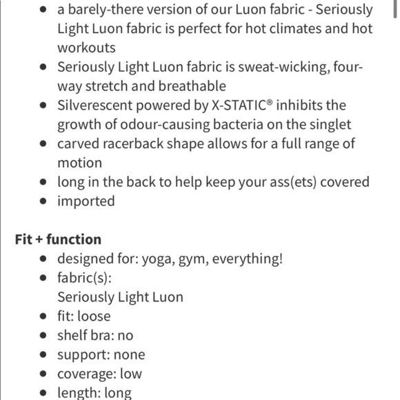 Lululemon 105 F Singlet Tank Top *Silver Heathered Black - Picture 12 of 13